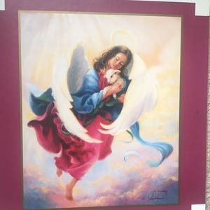 Easter Angel Print by Di Giacomo - never used